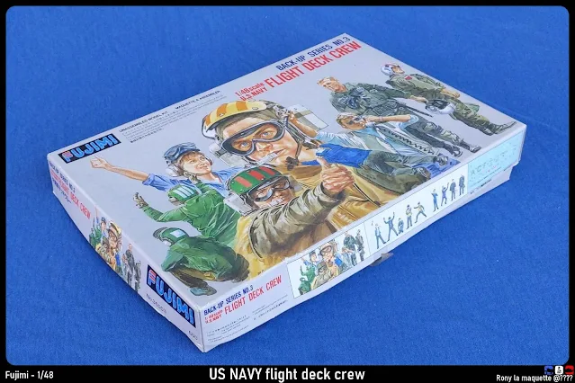 Fujimi US NAVY flight deck crew 1/48