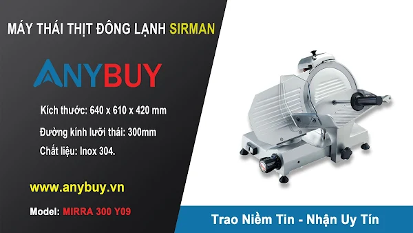 MÁY THÁI THỊT ĐÔNG LẠNH SIRMAN MIRRA 300 Y09