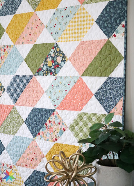 Plot Twist crib sized quilt