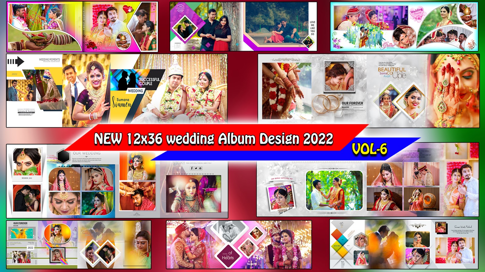 2022 New 12x36 WEDDING ALBUM DESIGN PSD FREE DOWNLOAD | Educative Bikash :  Everything for Graphics Designing