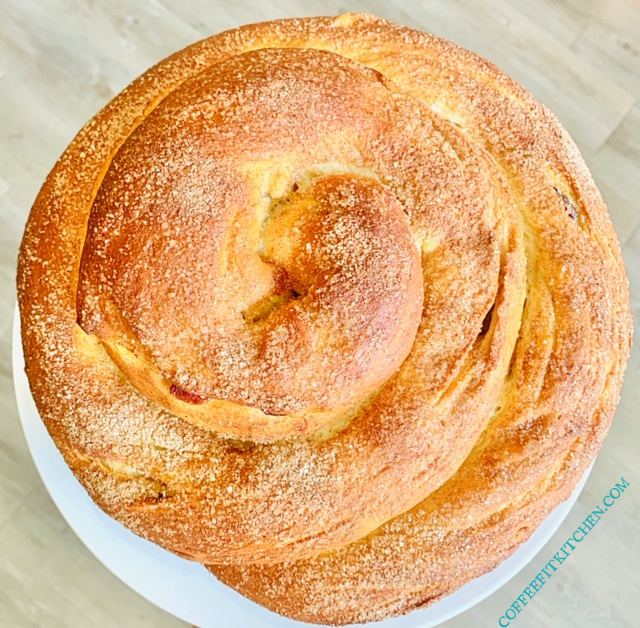 Apple Raisin Challah Bread