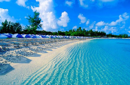 Luxury Beach With Clear Blue Water