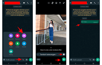 Cara Mengirim Foto Sekali Buka Melalui WhatsApp