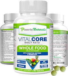 Power By Naturals Vital Core Daily Keto Vitamins