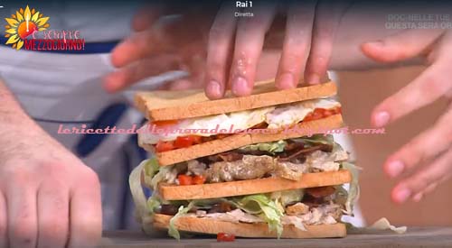 Club sandwich piemontese ricetta gemelli Billi