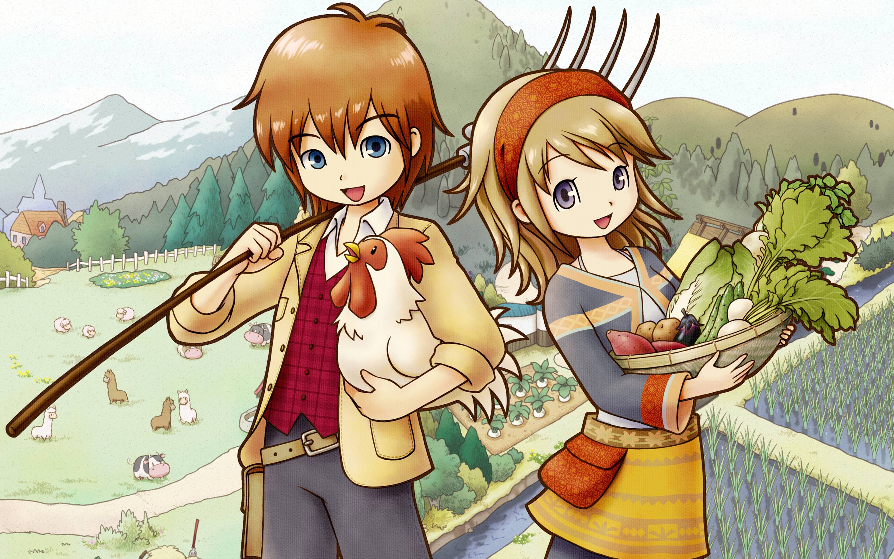 Download ISO Harvest Moon DS: The Tale of Two Towns Bahasa Indonesia & English