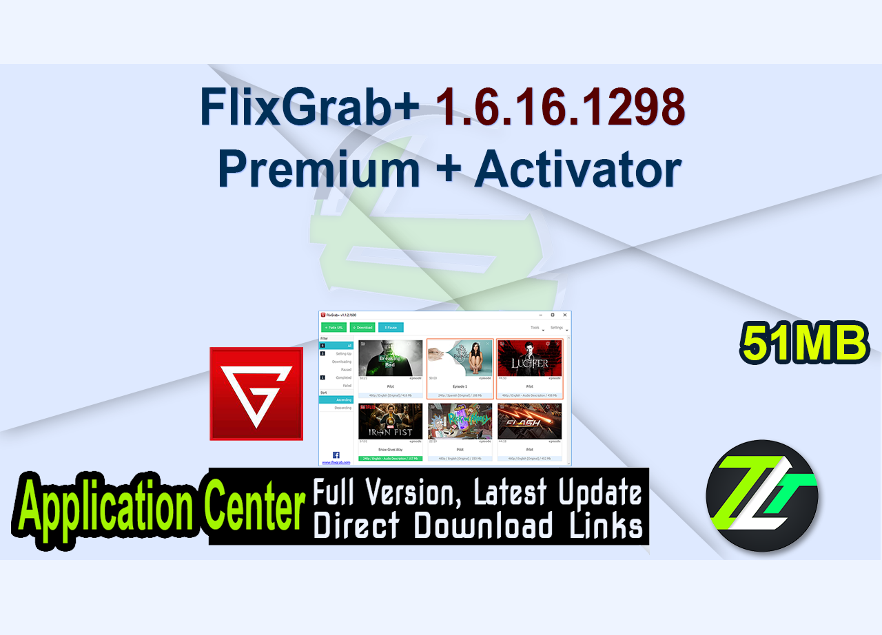 FlixGrab+ 1.6.16.1298 Premium + Activator