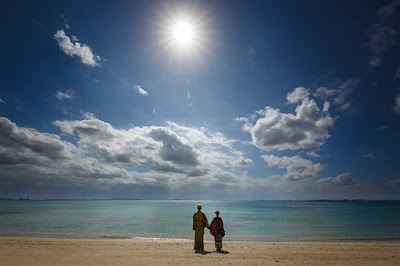 沖縄本島 琉装 前撮り ロケーションフォト 海 ビーチ