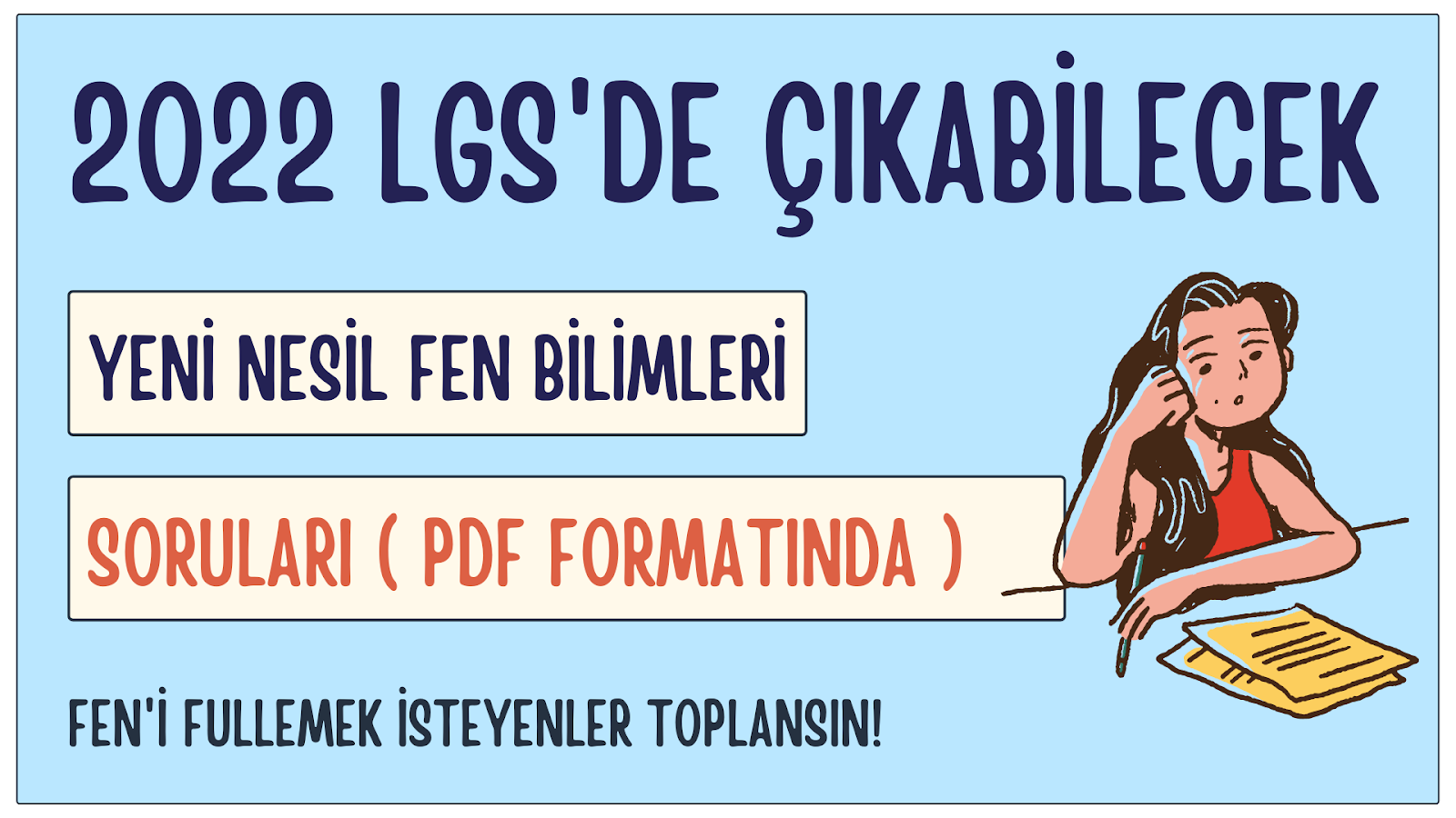 8. Sınıf LGS Çıkabilecek Fen Soruları