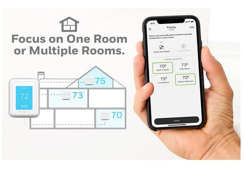 Honeywell Home T9 Touchscreen WIFI Smart Thermostat