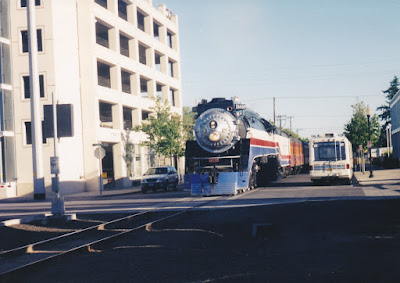 American Freedom Train GS-4 4-8-4 #4449 in Hillsboro, Oregon in June 2002