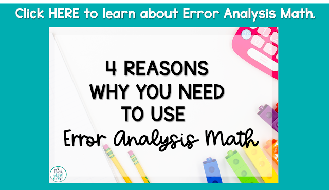how to use math error analysis in the upper elementary classroom
