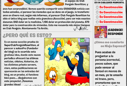 Primera Edición del Periódico SCPR! | Club Penguin