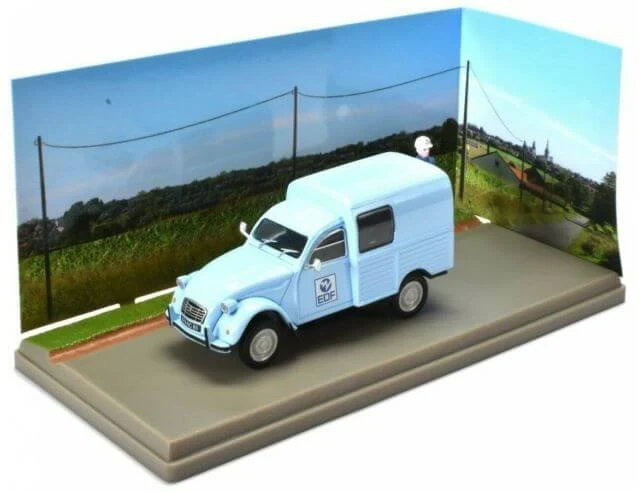 citroen 2cv aks400 fourgonnette 1:43 edf gdf, les petits utilitaires des artisans et des commerçants
