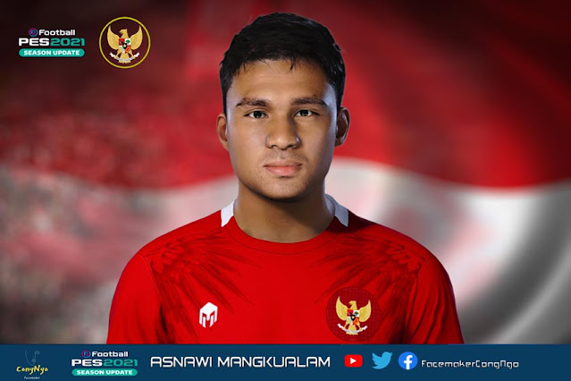Asnawi Mangkualam Face For eFootball PES 2021