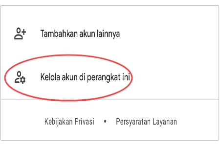 Cara log out akun gmail