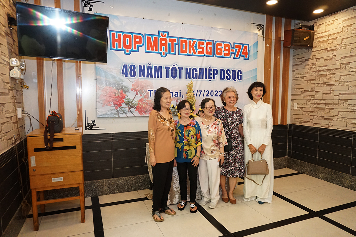 2022 Jul 4 Họp mặt kỷ niệm 48 năm ngày ra trường