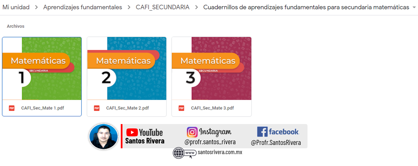 Cuadernos de Aprendizajes Fundamentales para primaria en Matemáticas