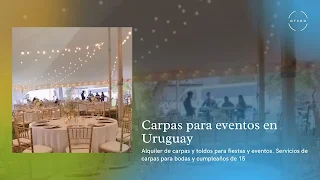 Carpas para eventos en Uruguay