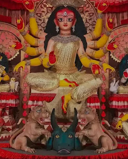 Durga Puja Pushpanjali Mantra In Bengali (দুর্গাপুজা পুষ্পাঞ্জলি মন্ত্র)