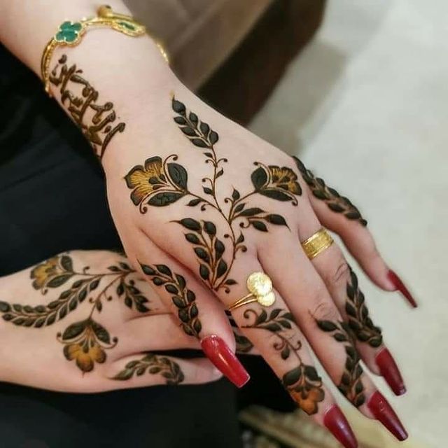 Finger Mehndi Design Finger Mehndi Design