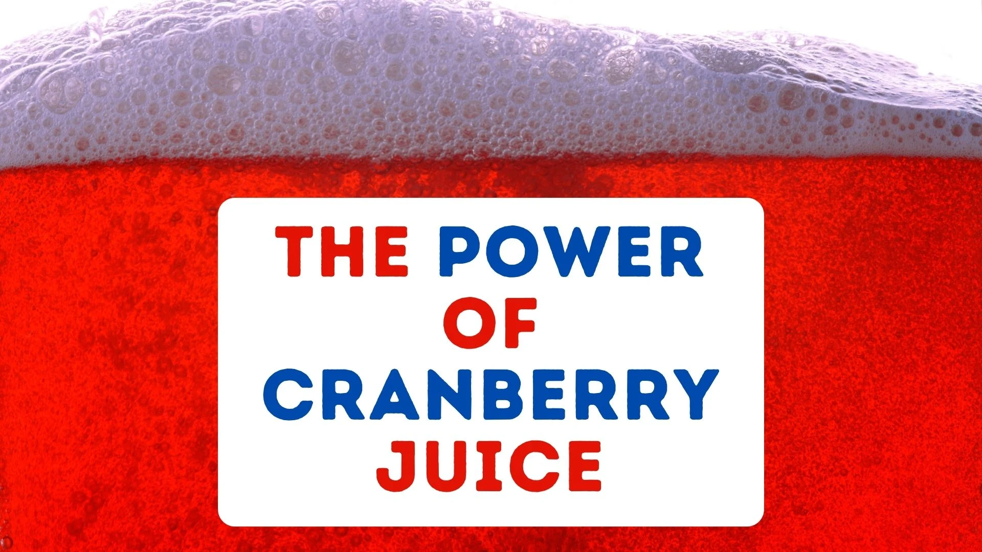 5 Benefits of Cranberry Juice That Will Surprise You.