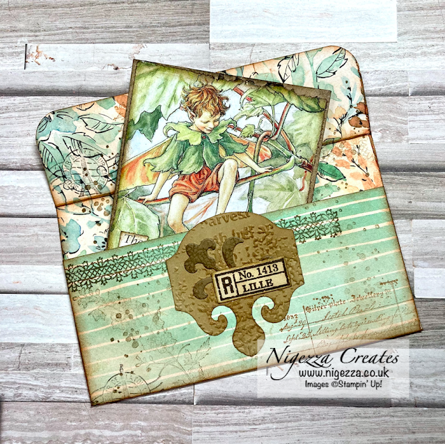 Easy Vintage Envelopes From 6"x6" Paper