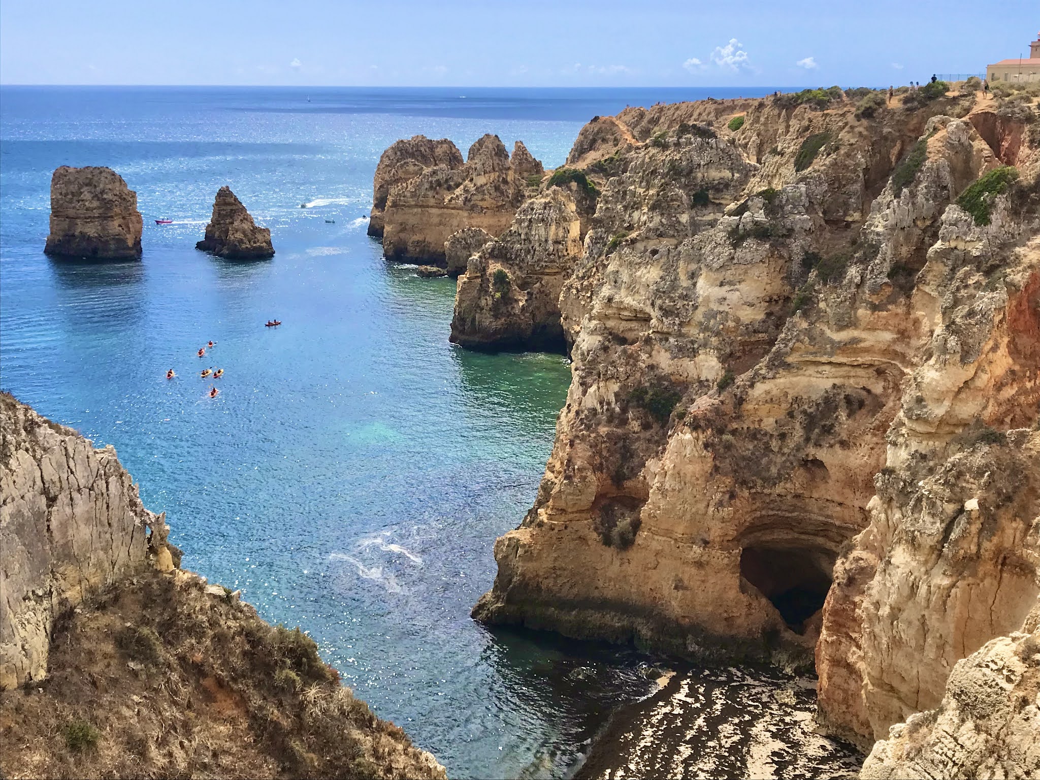 Trilho, Ponta da Piedade, Praia do Camilo, Praia dos Pinheiros, Algarve, Portugal