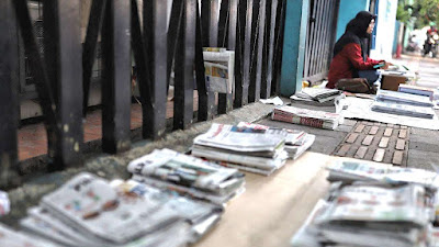 Pusat Distribusi Media Cetak Cikapundung Bandung Semakin Tergerus  Digempur Media Online