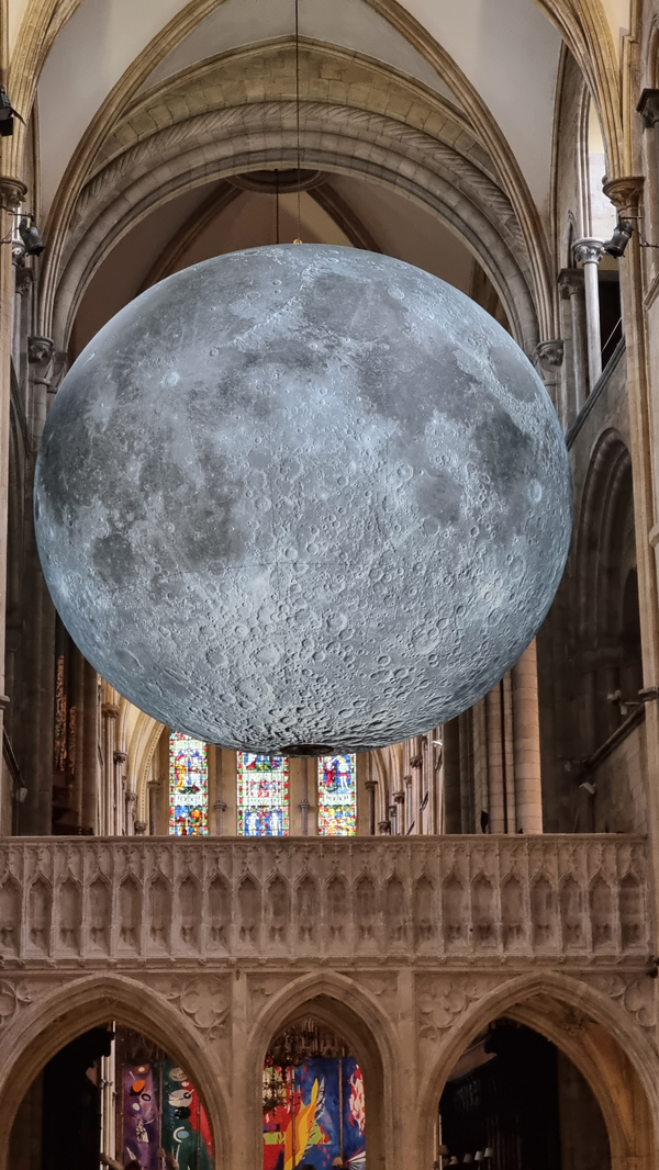 Moon in Chichester Cathedral