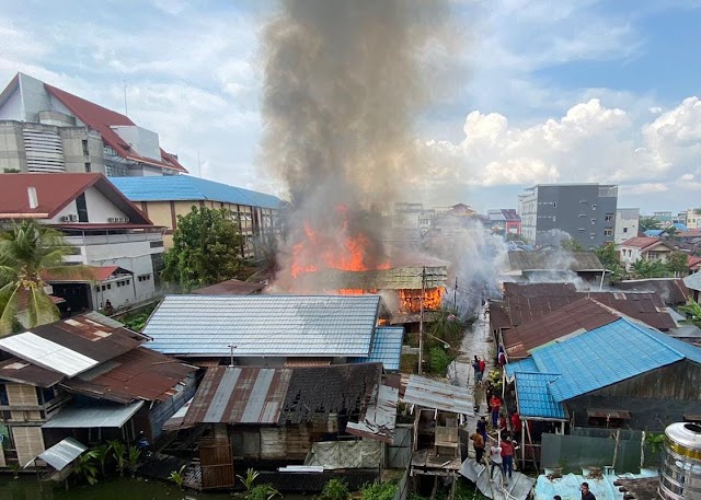 Dalam Sehari Kota Banjarmasin Dilanda Empat Kali Musibah Kebakaran