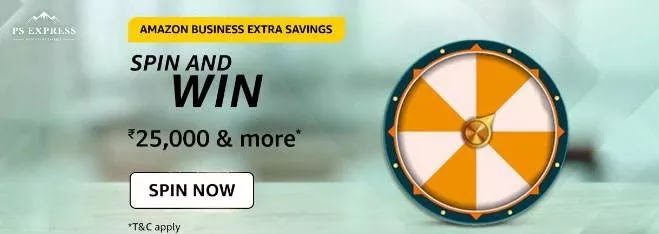 Business Extra Savings Spin and Win