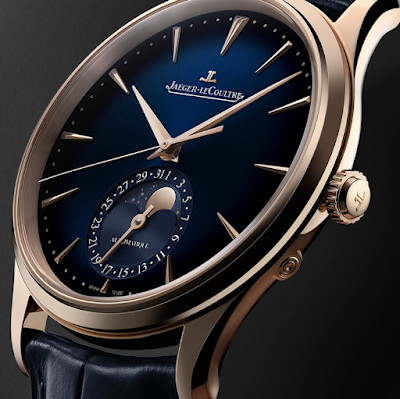 Jaeger-LeCoultre Master Ultra Thin Moon in Pink Gold and replica watc