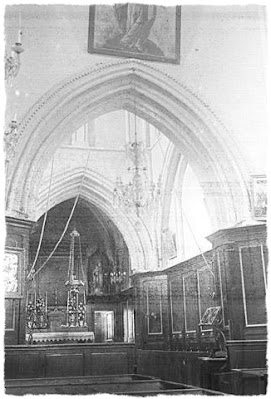 1 Creully sur Seulles - L'église de Viliiers le Sec vue en 1943.