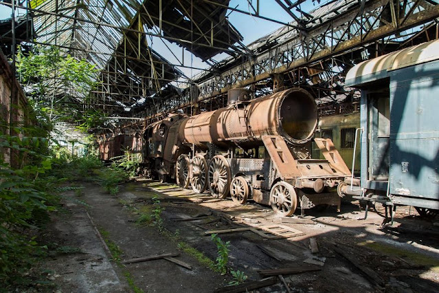 A beleza única dos lugares abandonados