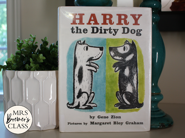 Harry the Dirty Dog book activities literacy unit with Common Core aligned companion activities for Kindergarten and First Grade