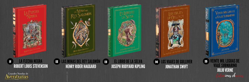 coleccion Grandes novelas de aventuras salvat