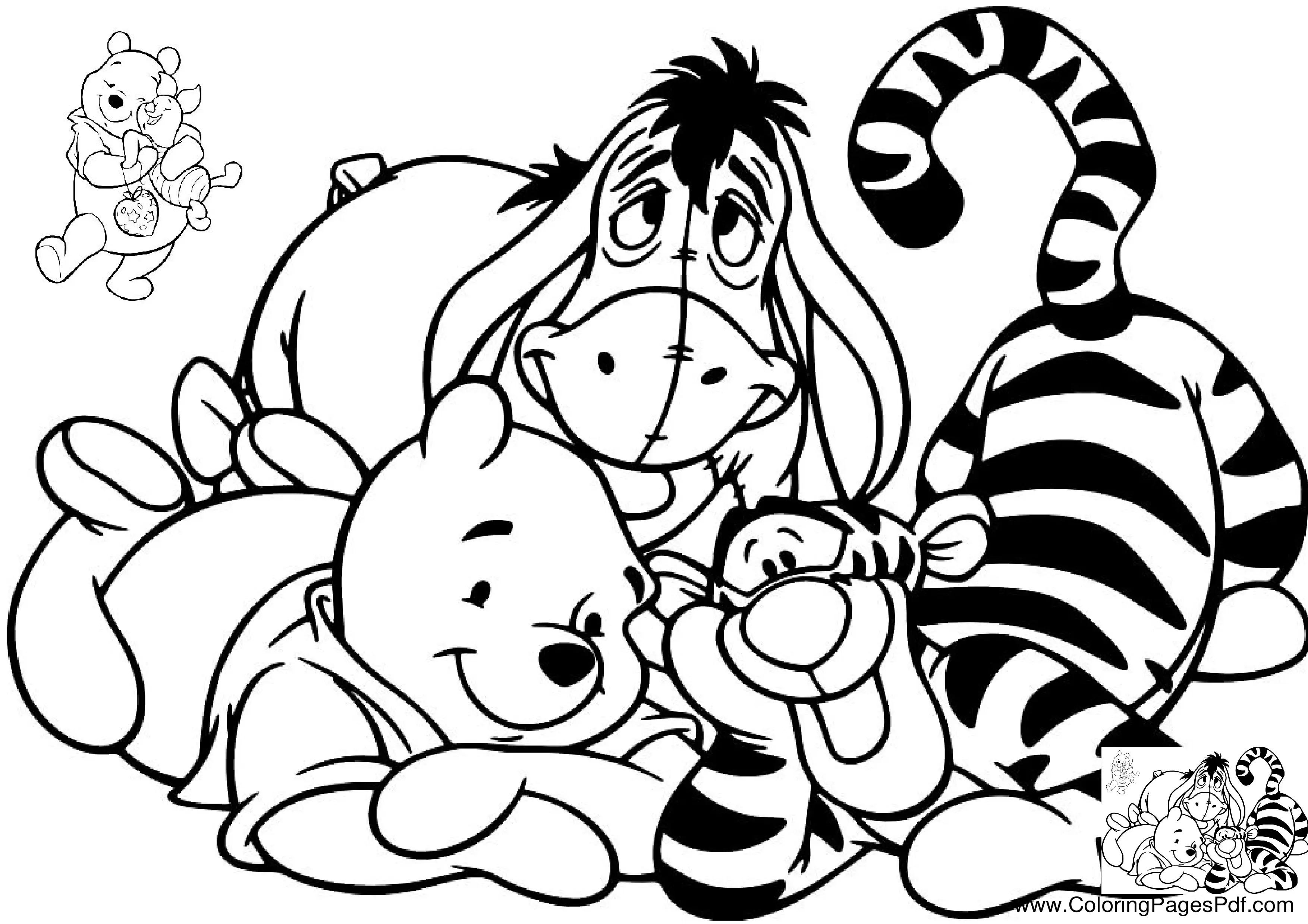 Winnie the pooh coloring pages