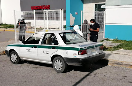 Balean a sujeto que acababa de subirse a un taxi de Cancún