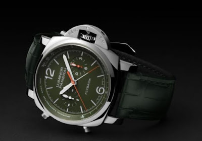 Panerai Luminor Chrono Flyback Verde Militare PAM01296 replica watch