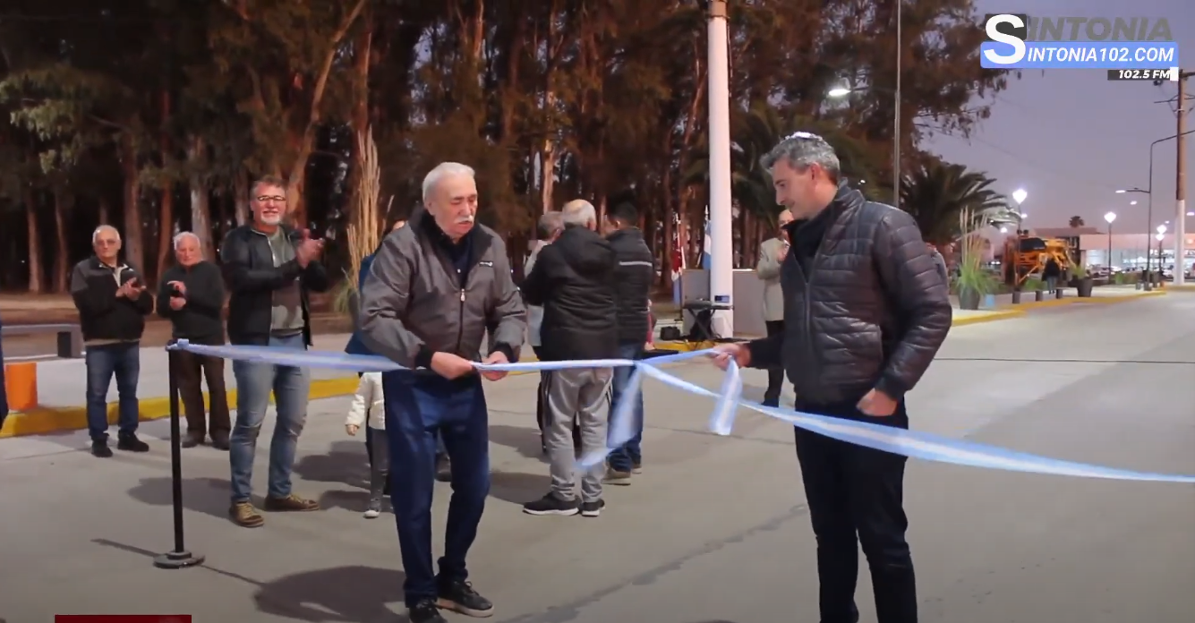 Quedó inaugurado el ingreso Oeste en Monte Maíz