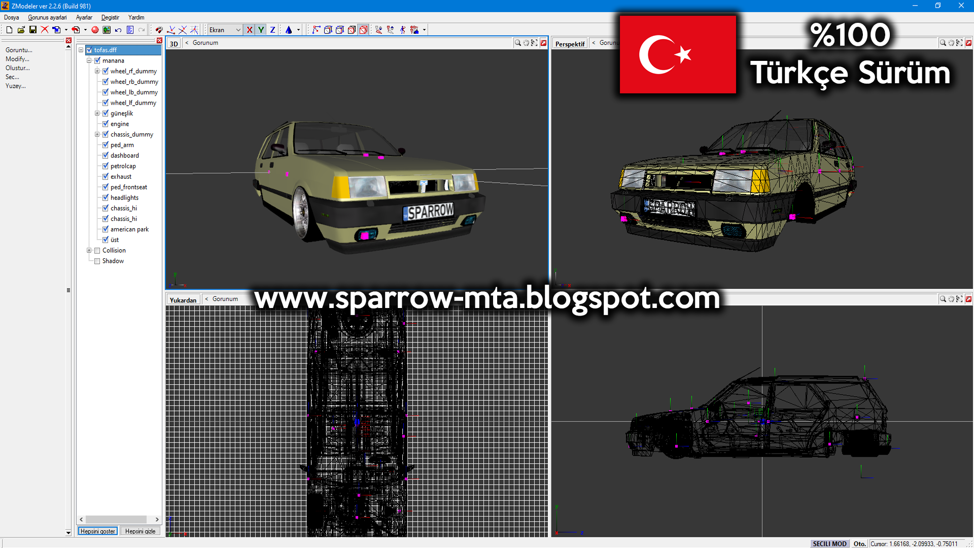 ZModeller2 Türkçe Sürüm İndir