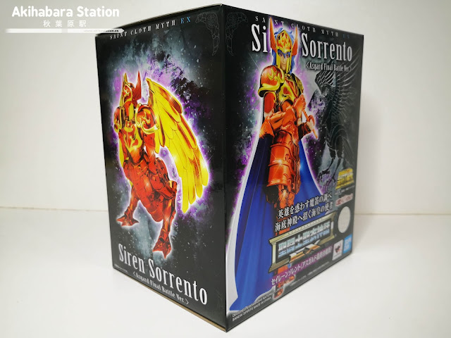 Review del Saint Cloth Myth EX Siren Sorrento de Saint Seiya - Tamashii Nations