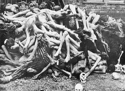 آلاف الجثث لضحايا معسكرات الحشد والتجميع النازية في الحرب العالمية الثانية