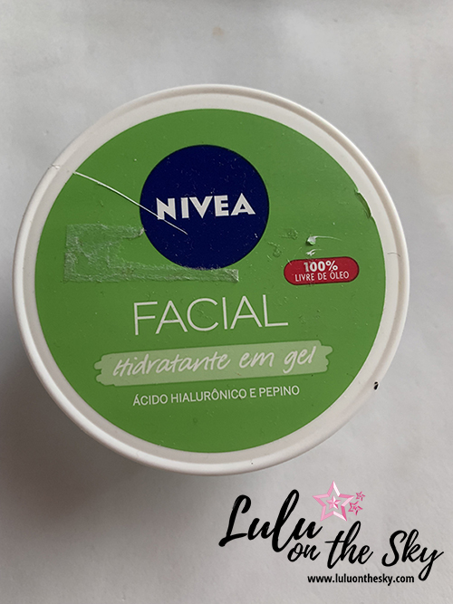 Gel Hidratante facial  NIVEA ácido hialurônico e pepino