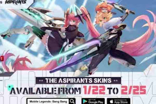 Event Aspirants Mobile Legends cara mendapatkan skin anime terbaru mlbb