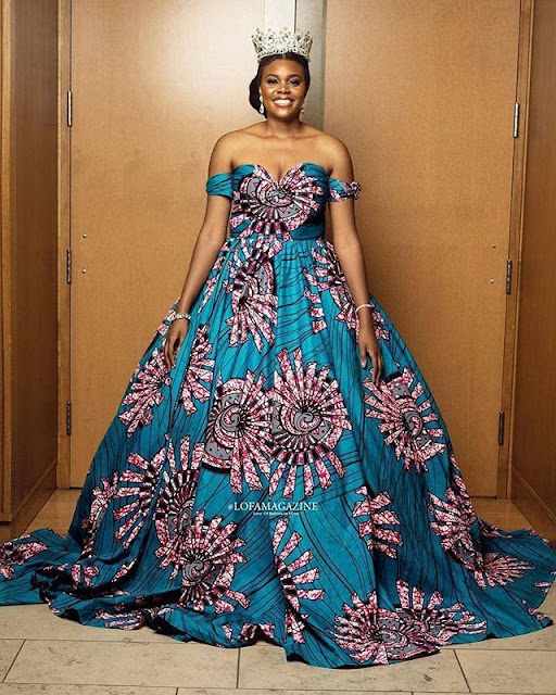 Ankara Ball Gown Style Inspirations for Ladies