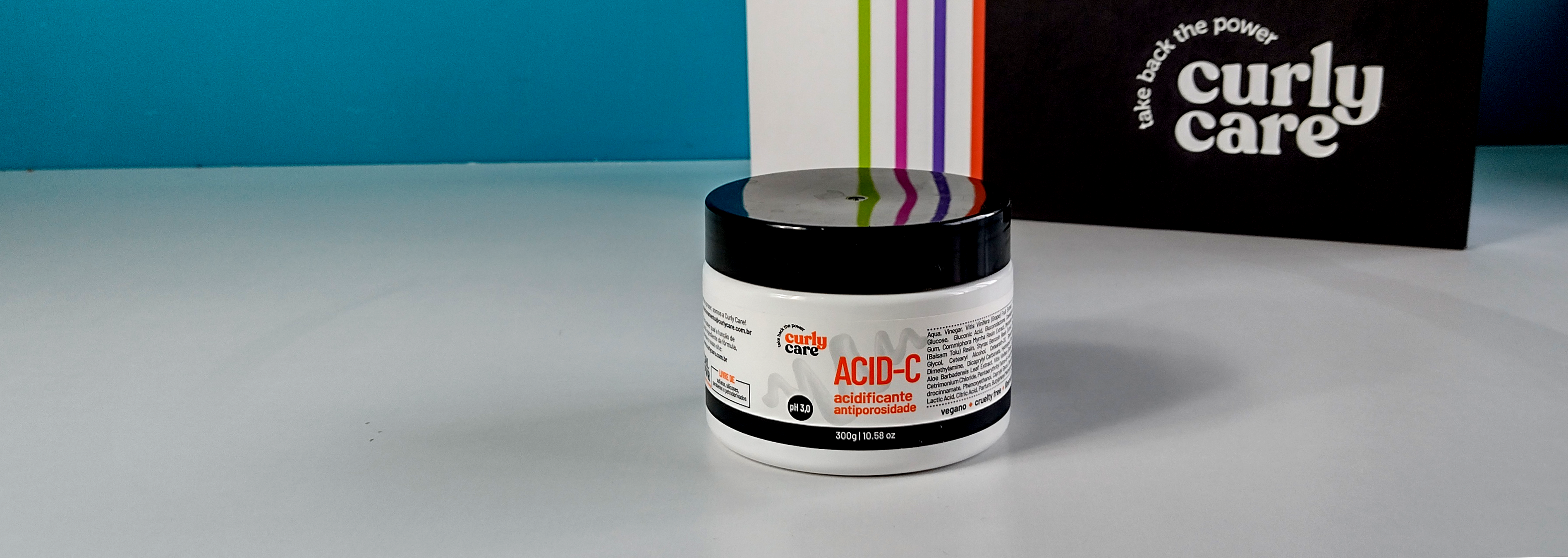 Ingredientes da composição do Acidificante Curly Care (Acid C)