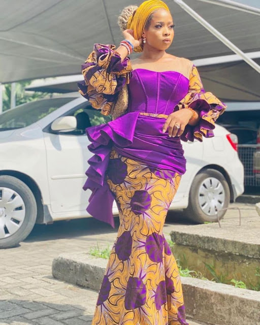 Trendy Ankara Long Gown Styles In 2021 and 2022