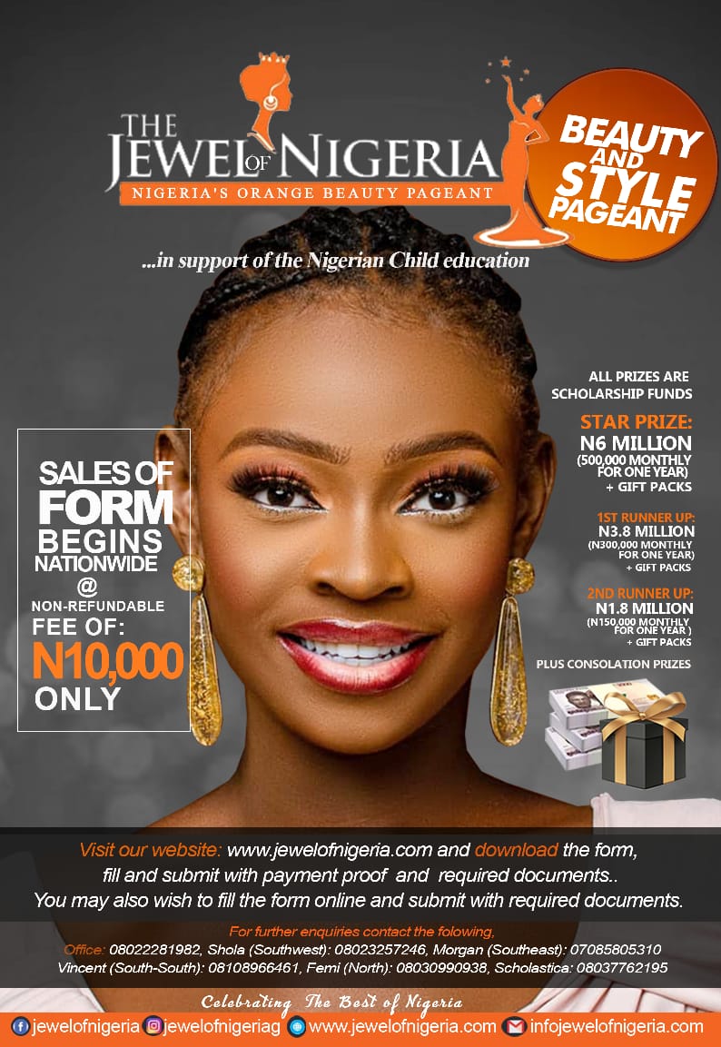 [News] See All the details about 'Jewels of Nigeria, Biggest beauty pageant in Nigeria